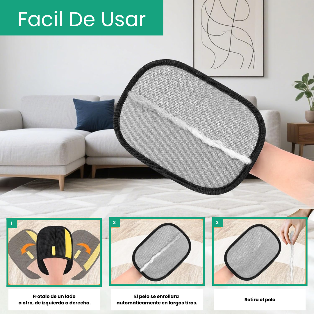 Guante Quitapelos para Mascotas