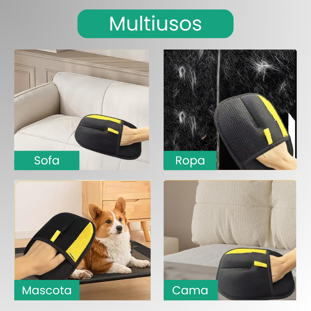 Guante Quitapelos para Mascotas